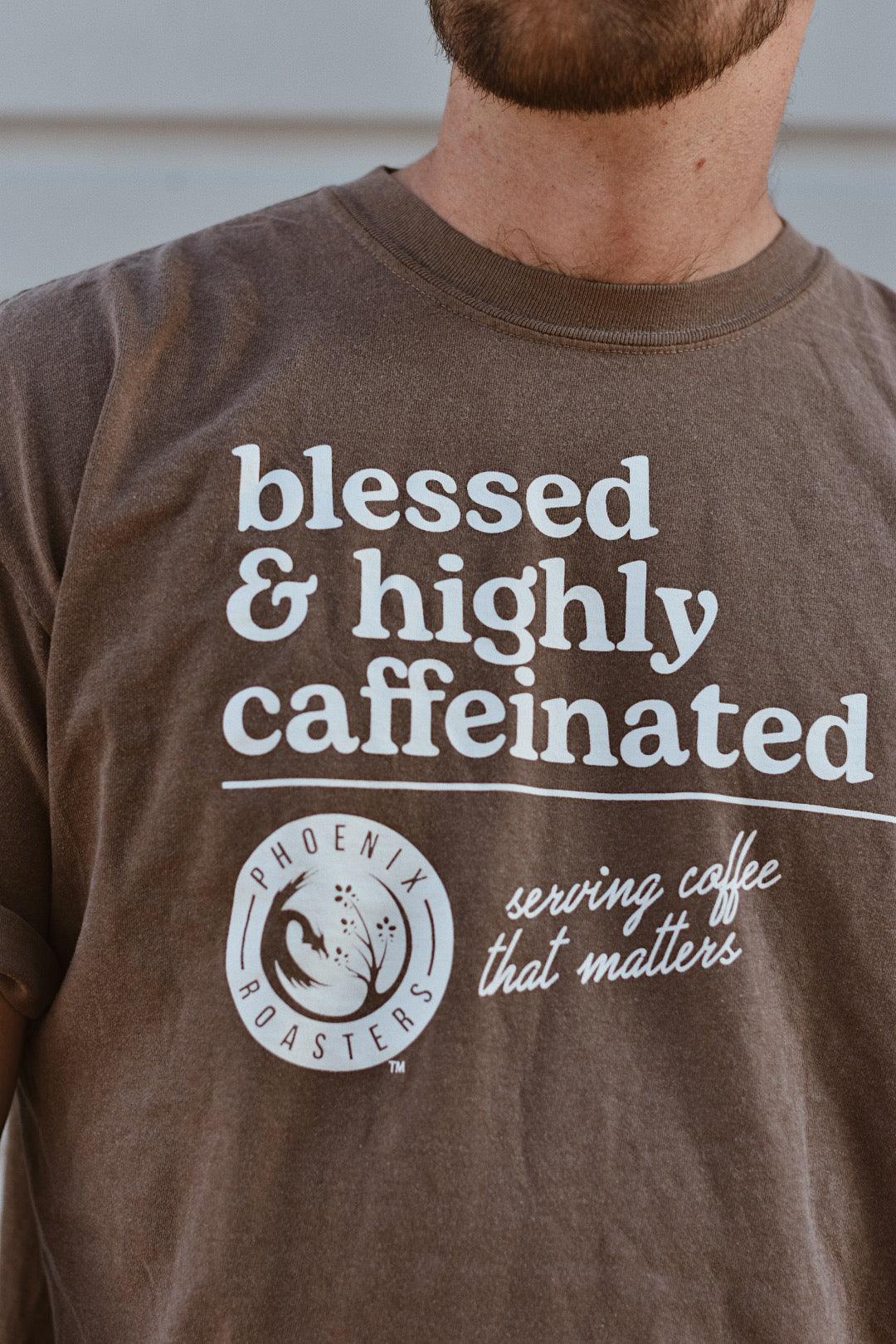 Blessed and Highly Caffeinated Tee