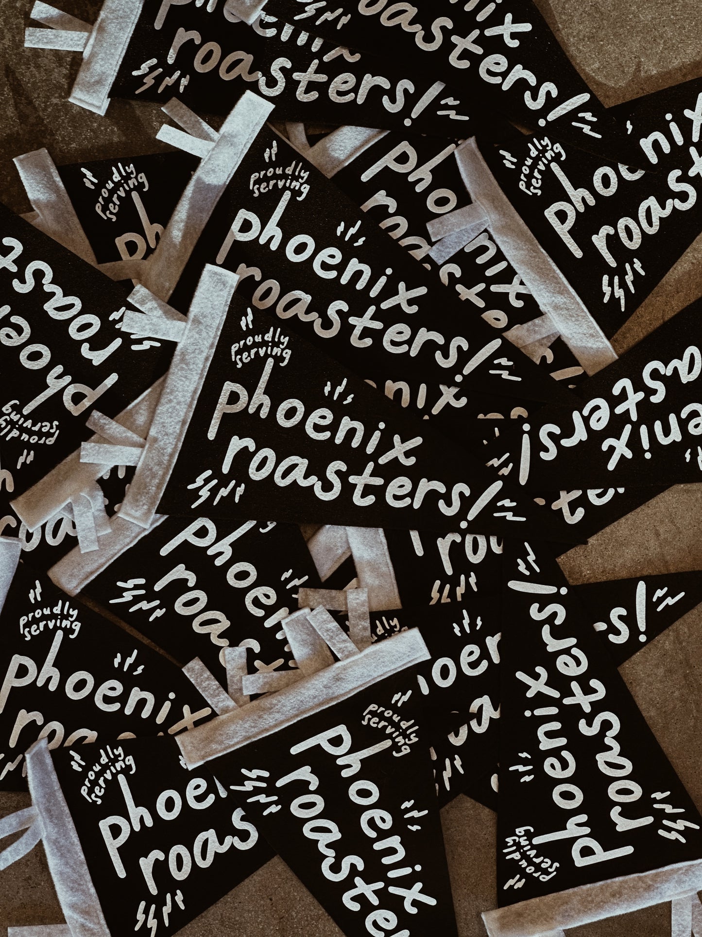 "Proudly Serving" Felt Pennant