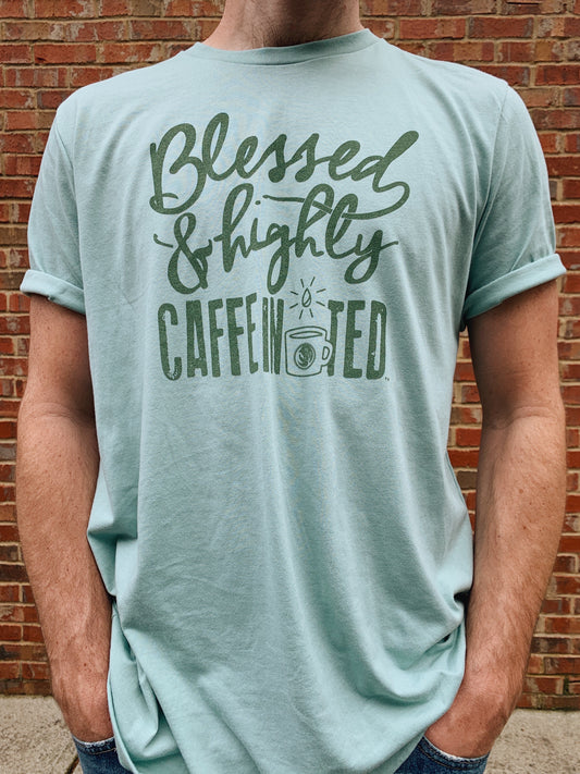 Blessed and Highly Caffeinated T-Shirt