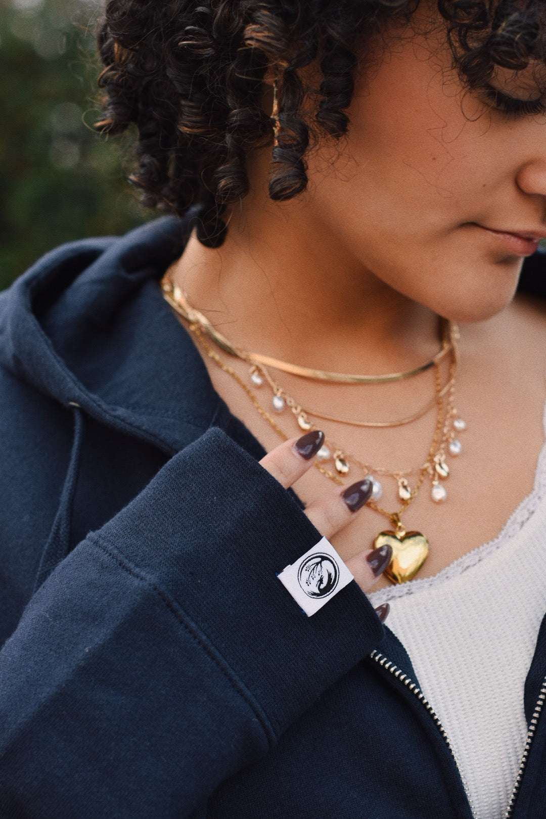 NEW Patch Zip-Up Hoodie