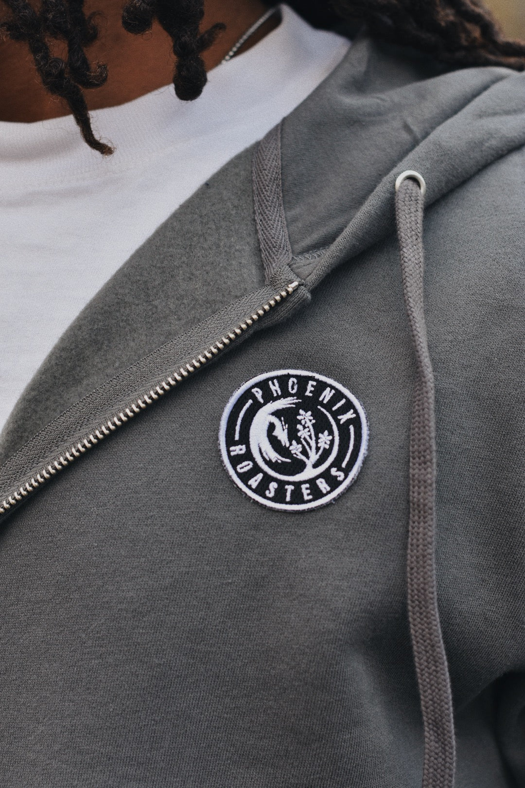 NEW Patch Zip-Up Hoodie