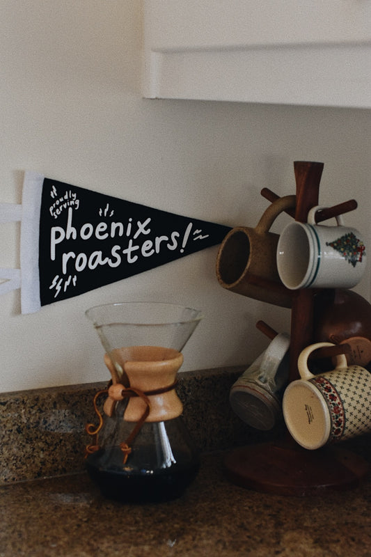 "Proudly Serving" Felt Pennant