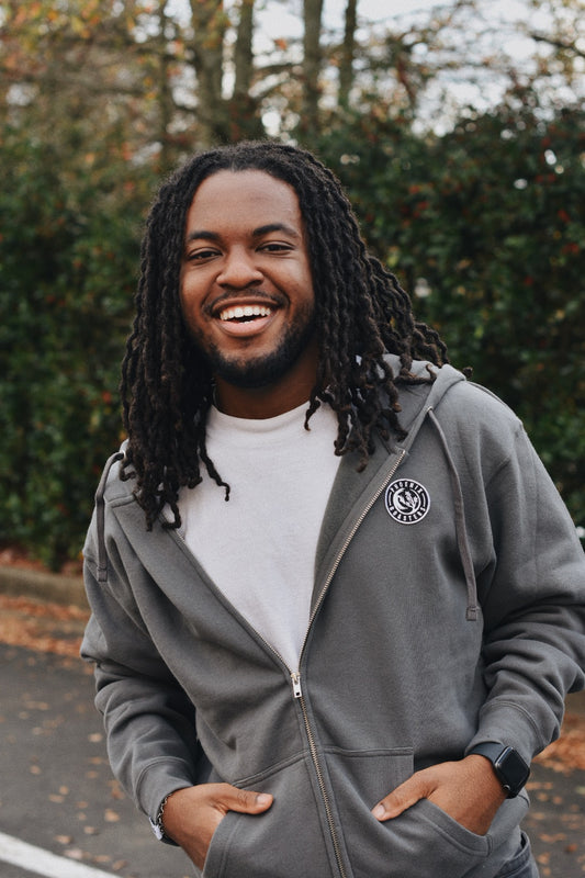 NEW Patch Zip-Up Hoodie