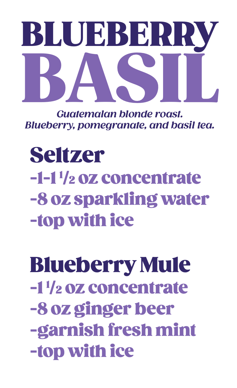 Blonde Blueberry Basil